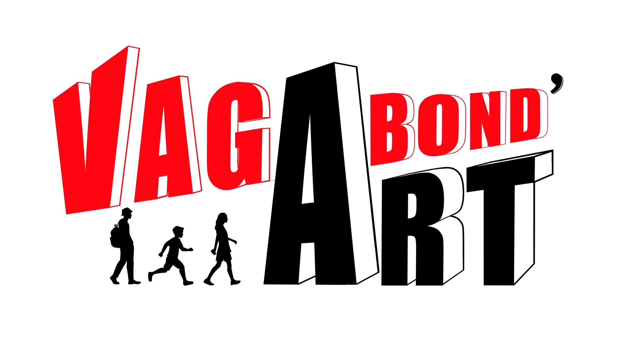 affiche de l'exposition de Véronique Wirth pendant Vagabond'art